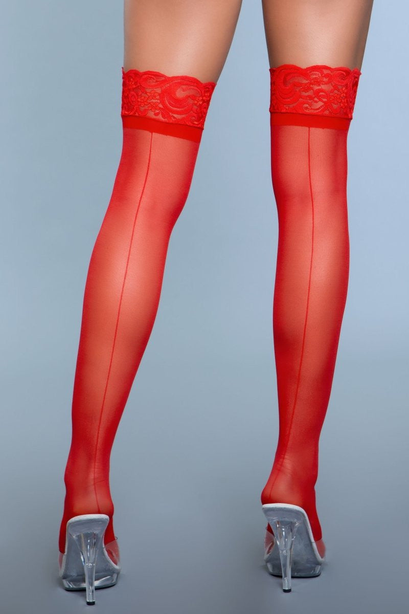 Keep A Secret Thigh Highs, back view