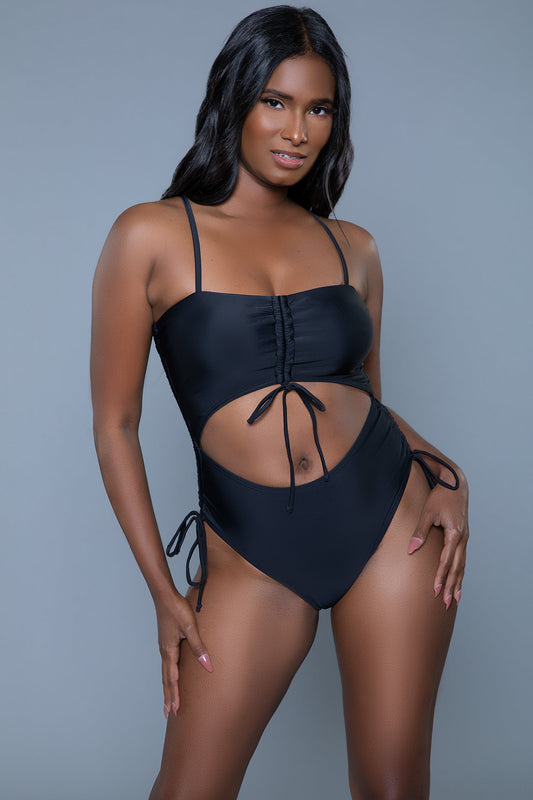 Paisley Swimsuit, side view