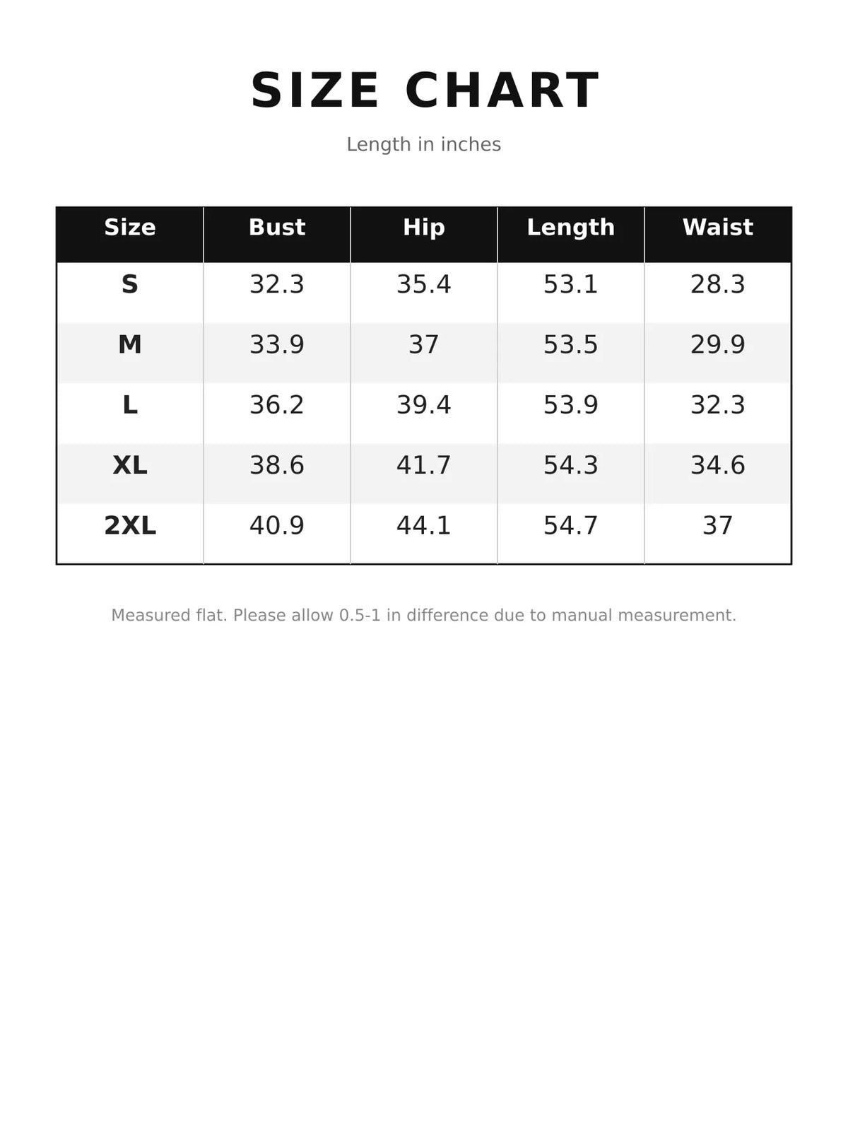Sleeveless Bodycon Maxi Dress - Size chart - View 21