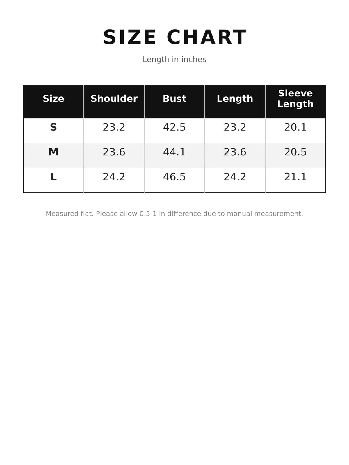 Button-Up Dropped Shoulder Outerwear - Size chart - View 18