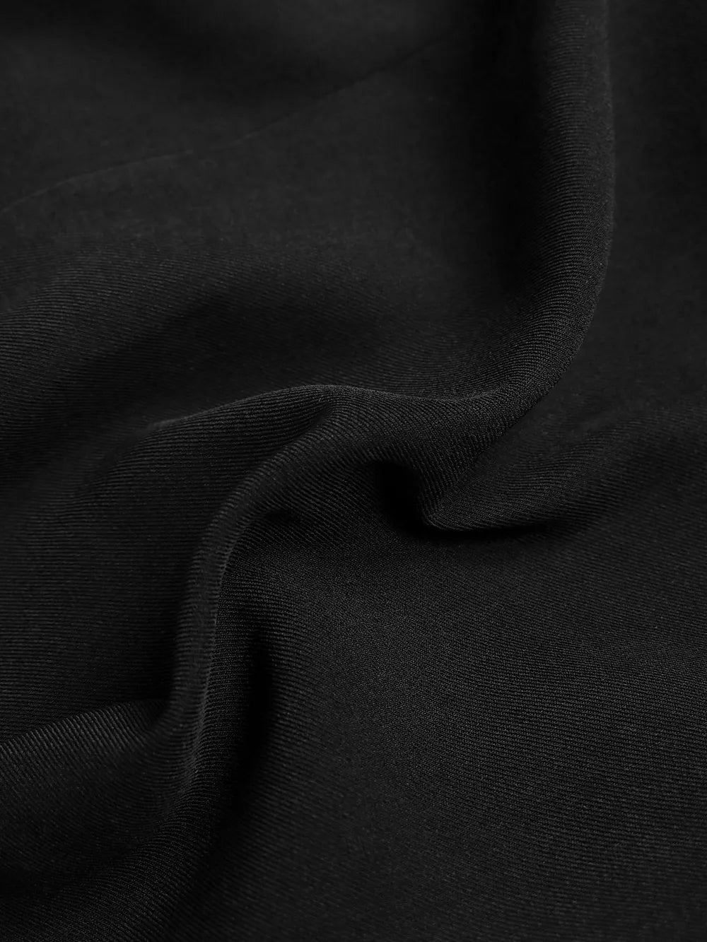 Perfee Lapel Collar Long Sleeve Blazer - Black - View 8