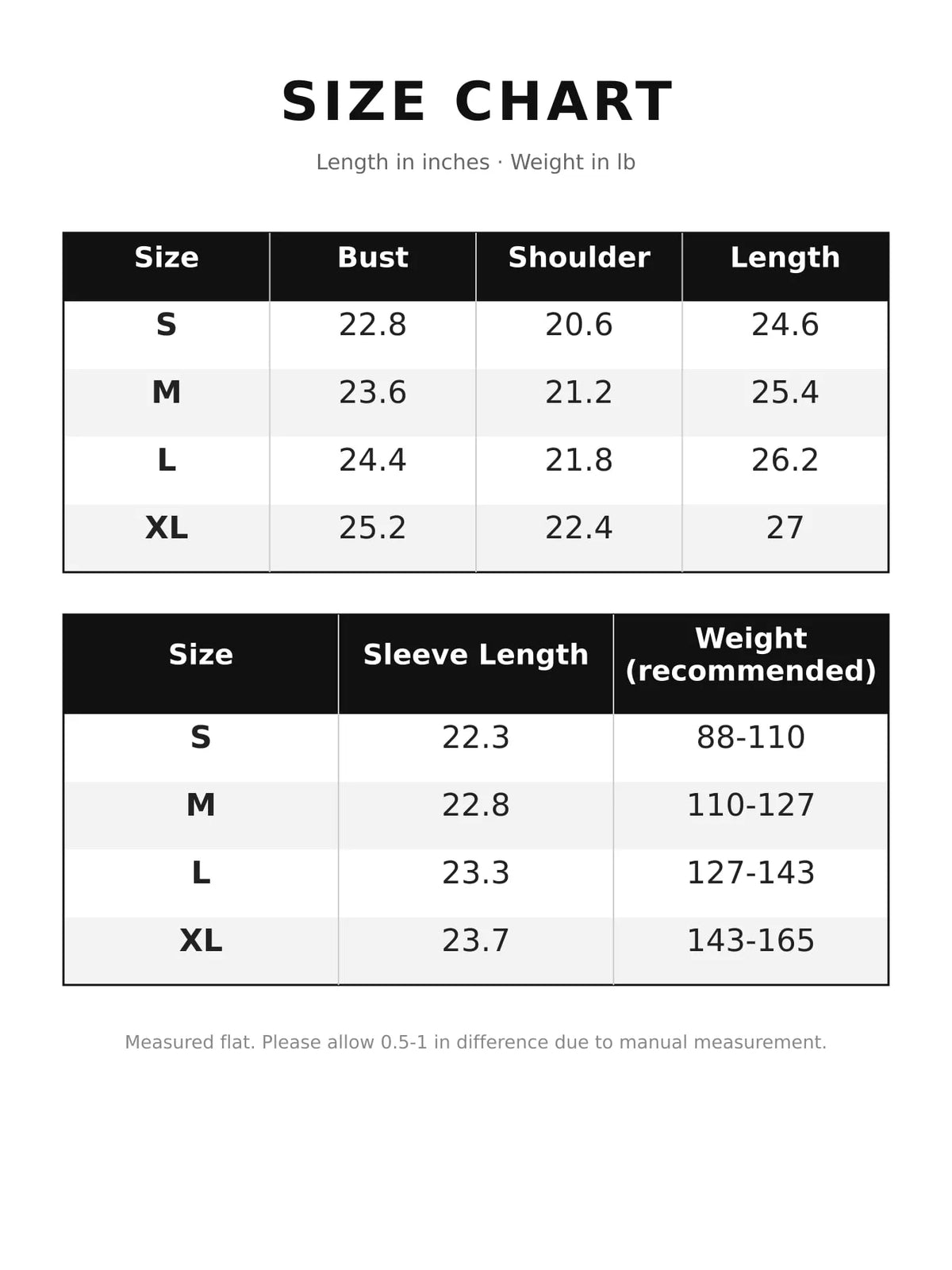 Striped Zip-Up Hoodie - Size chart - View 17
