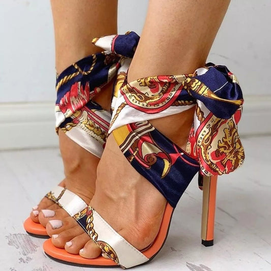 Open Toe Stiletto Sandals - product photo 1
