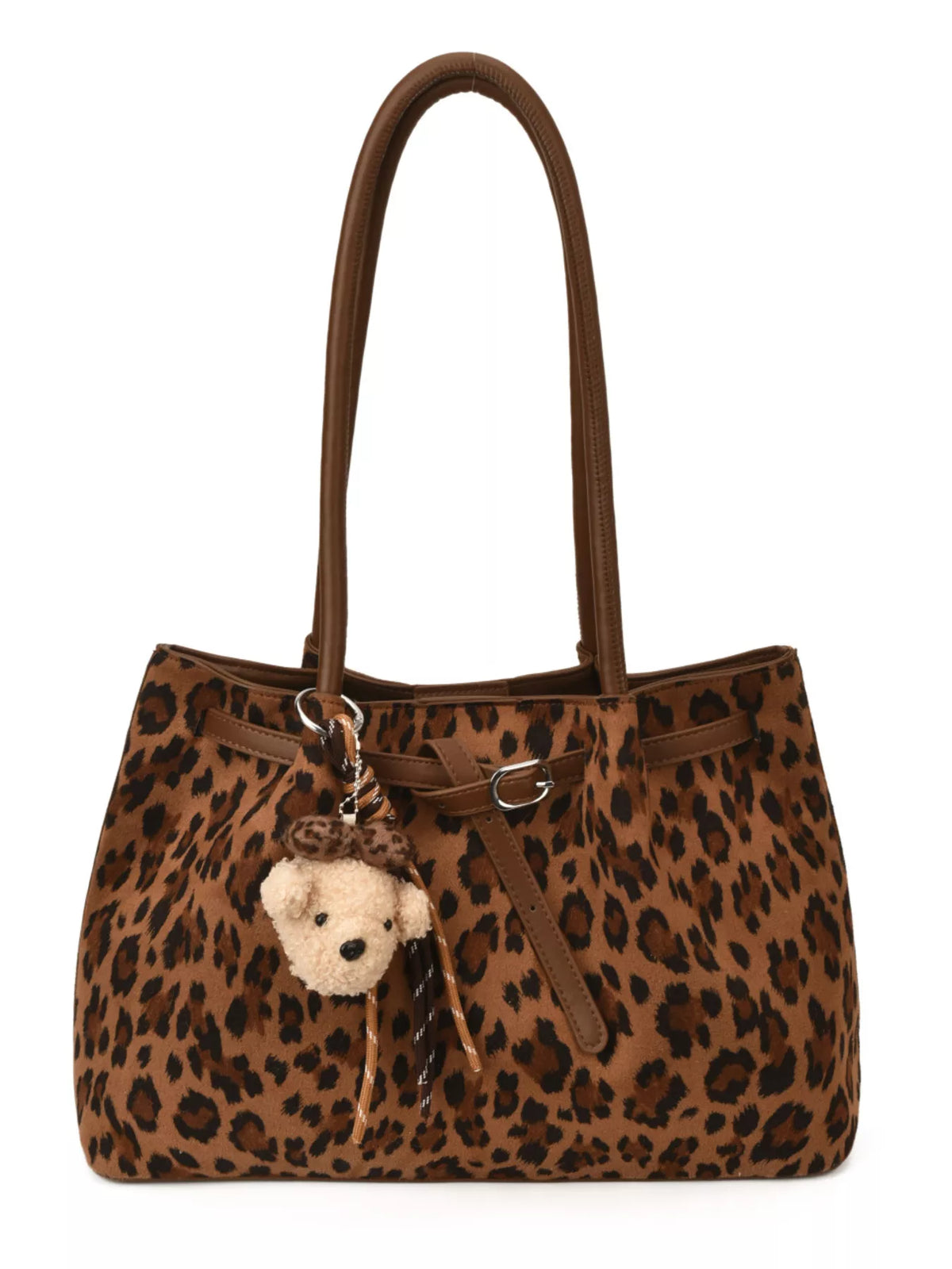 Leopard Print Shoulder Bag - Leopard - View 8