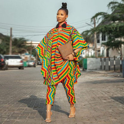 Loose print two-piece set