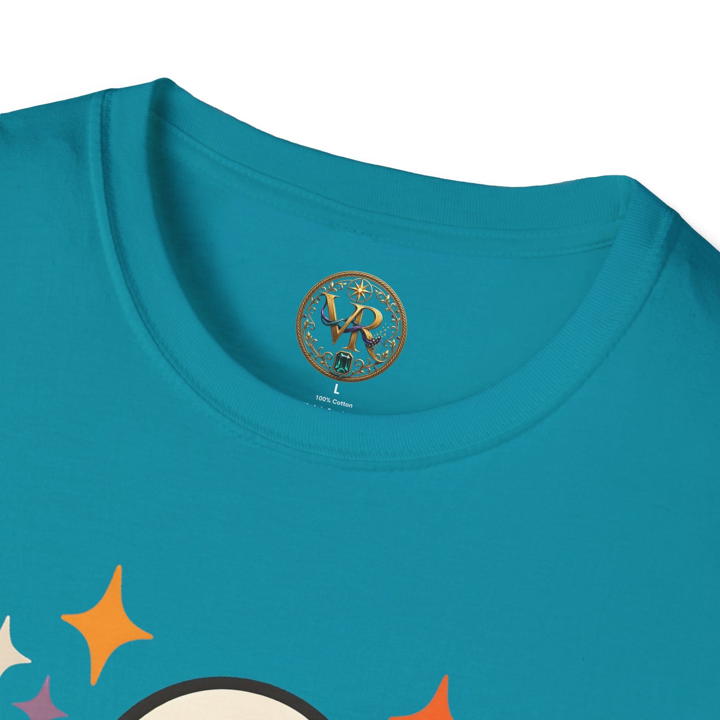 Pumpkin Floral Ghost Tee - Ice Grey - product view 3 - Ice Grey