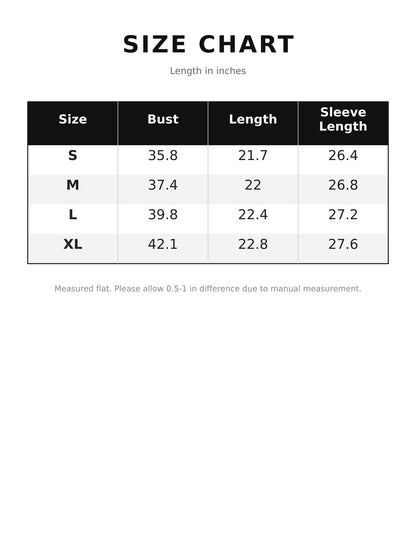Ribbed Knit Zip-Up Cardigan with Lantern Sleeves - Size chart - View 6