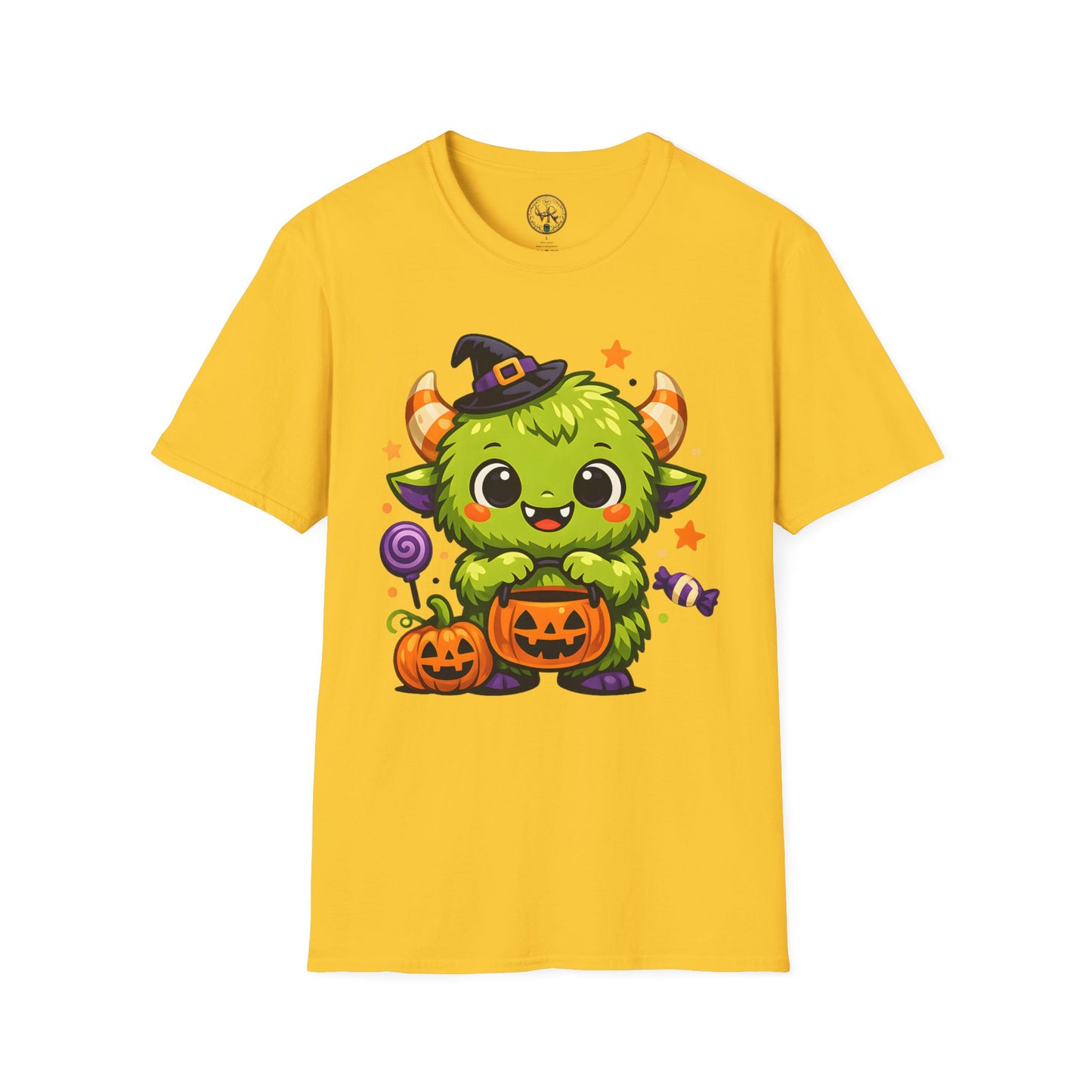 Green Halloween Monster Tee - Daisy - product view 1 - Daisy