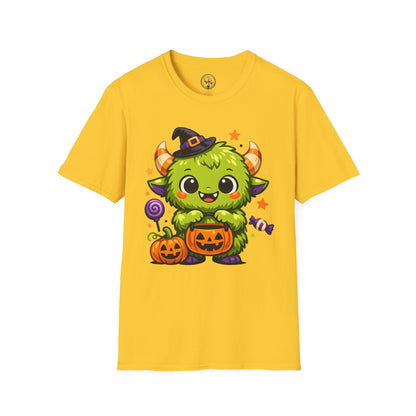 Green Halloween Monster Tee - Daisy - product view 1 - Daisy