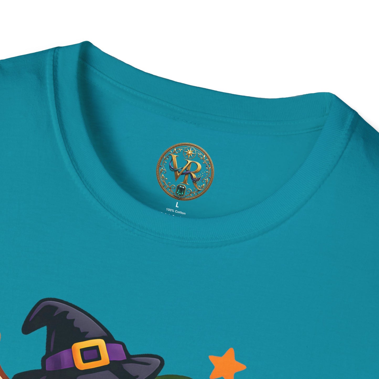 Green Halloween Monster Tee - Ice Grey - product view 3 - Ice Grey