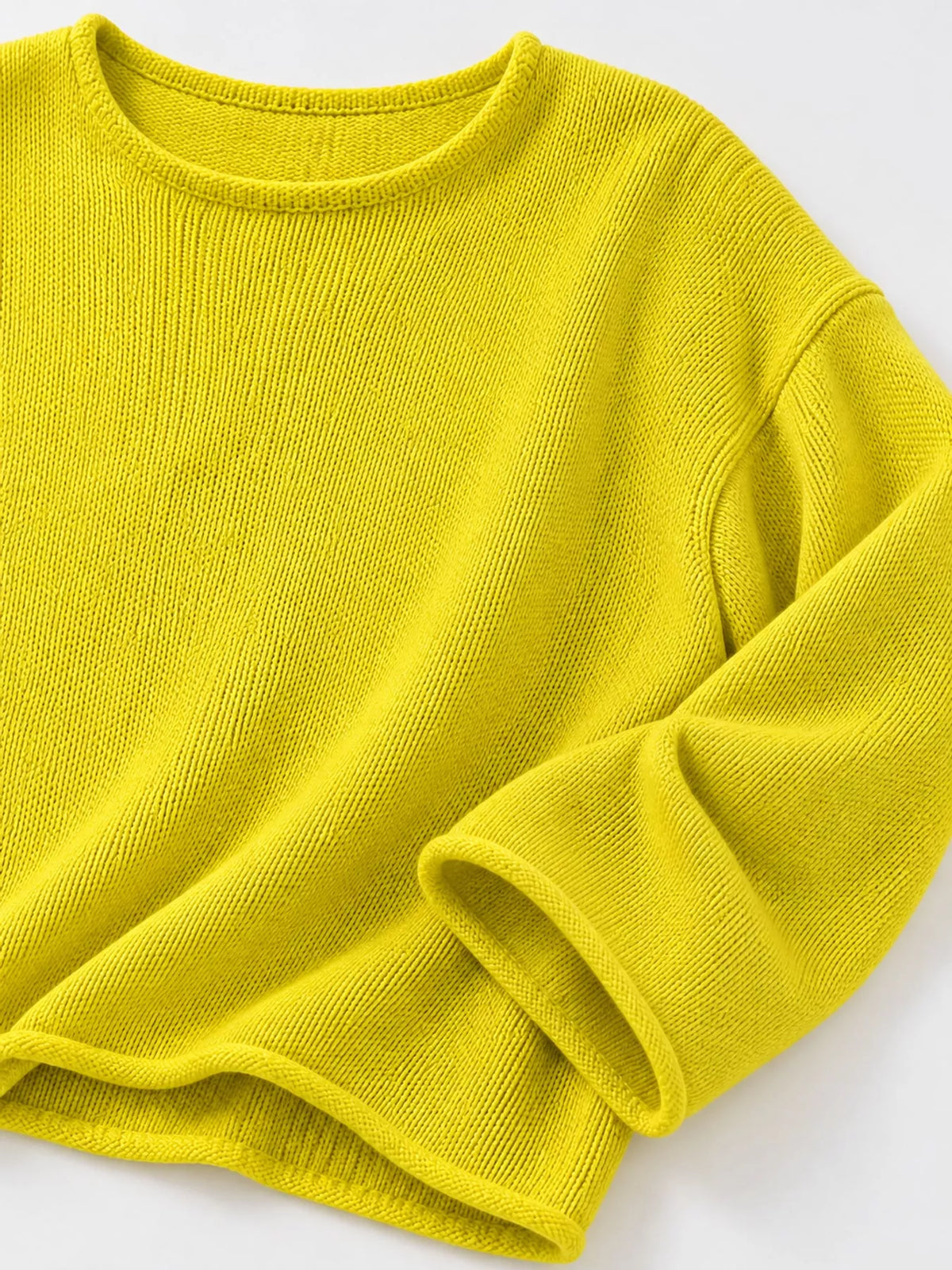 Full Size Sheer Lightweight Knit Top Plus Size - Yellow - View 65