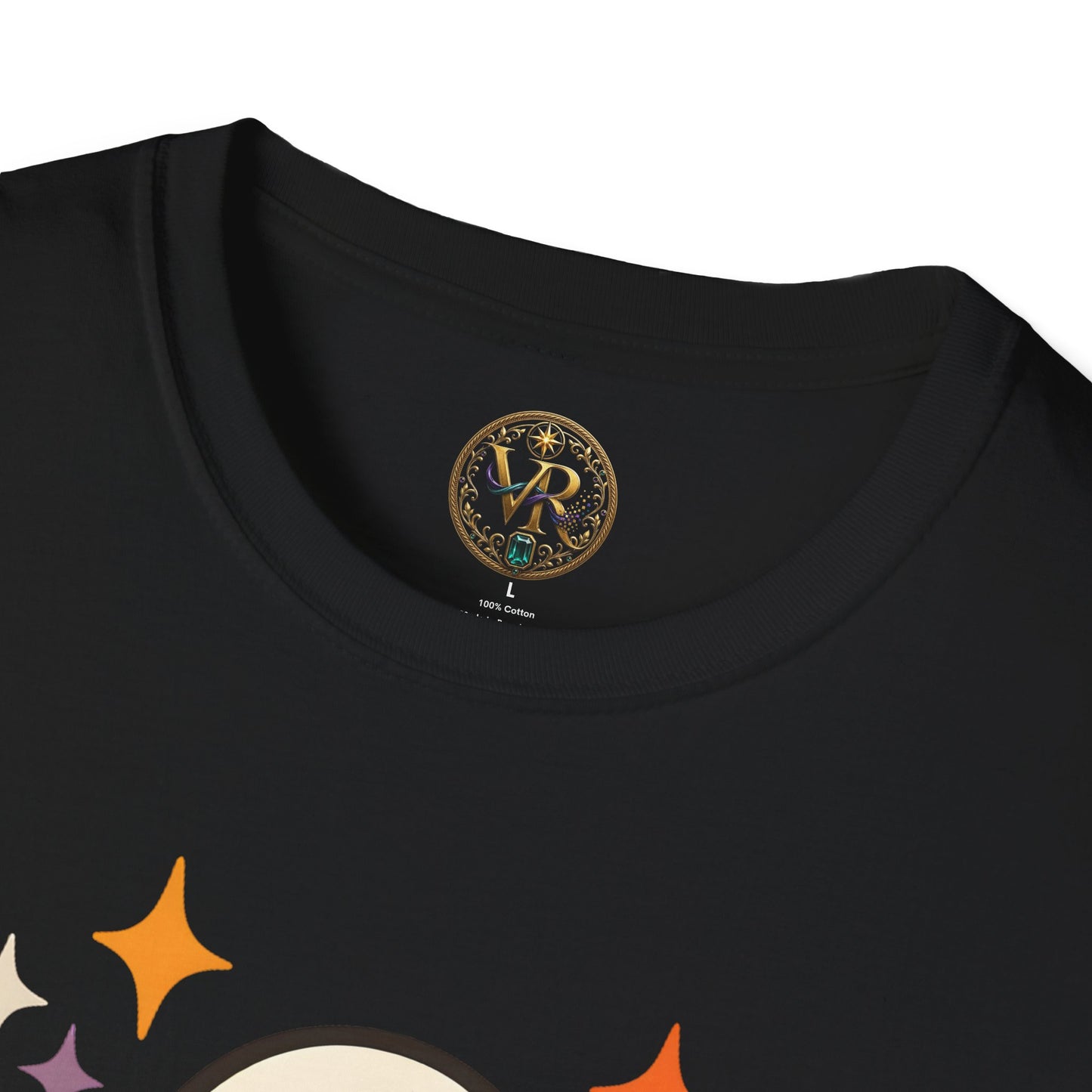 Pumpkin Floral Ghost Tee - Sport Grey - product view 2 - Sport Grey