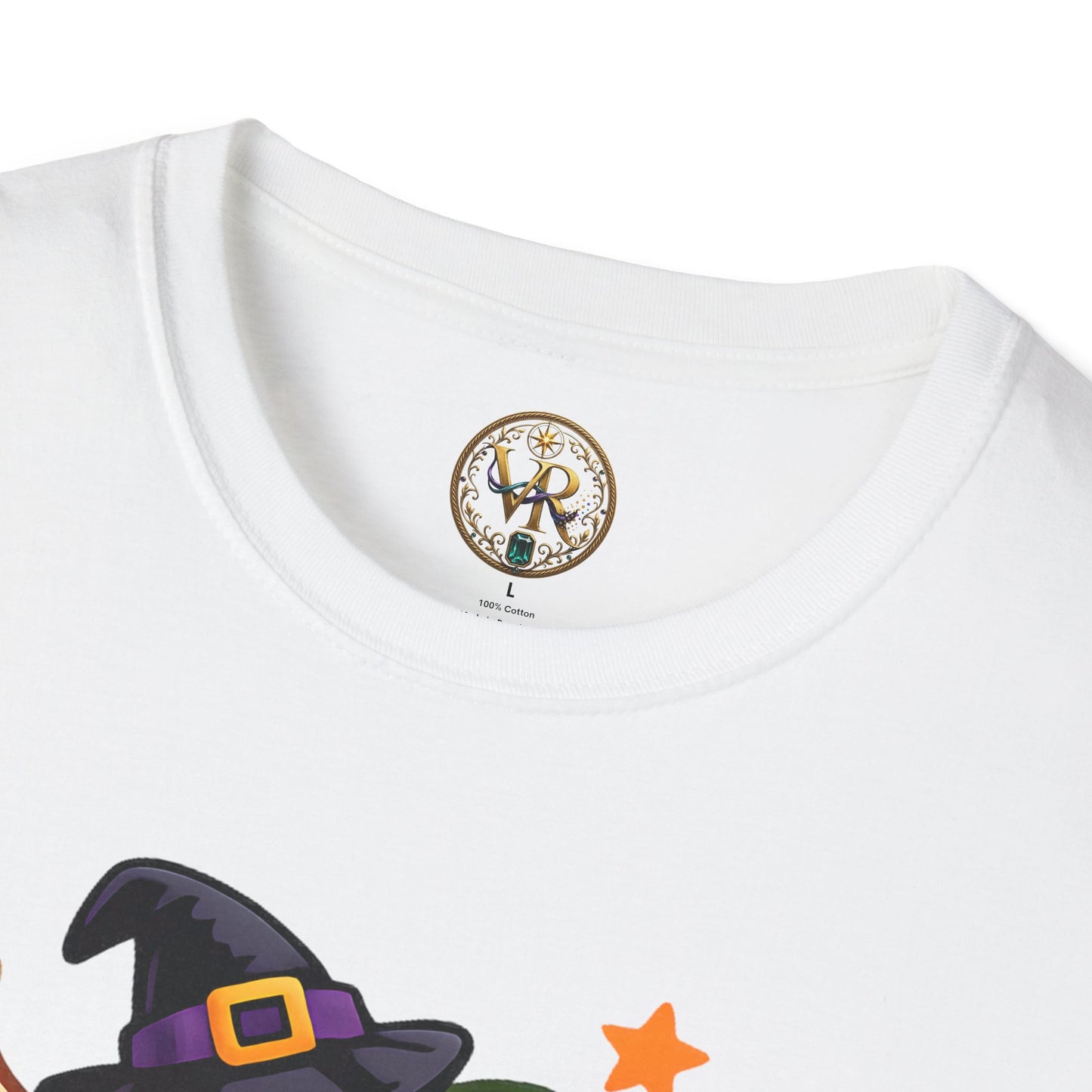 Green Halloween Monster Tee - White - product view 2 - White