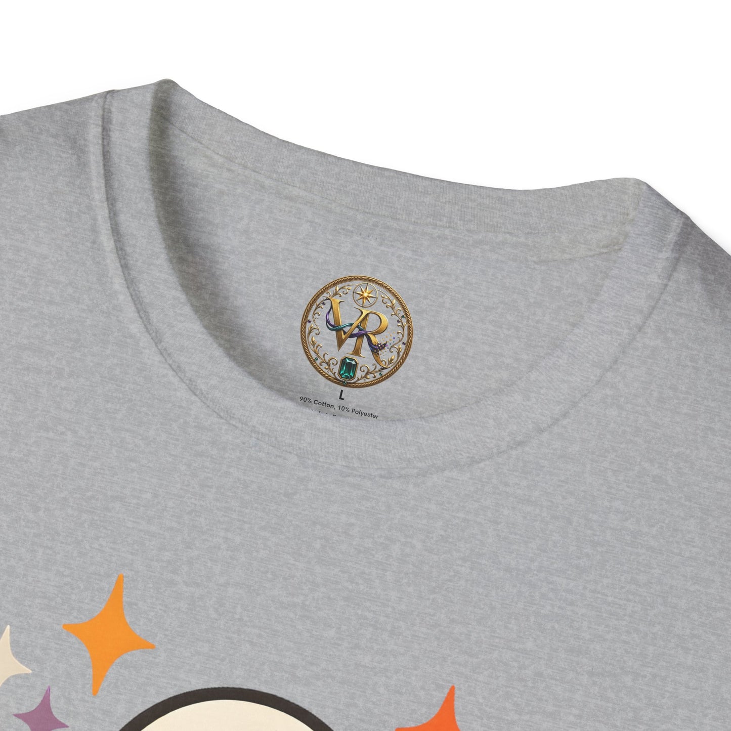 Pumpkin Floral Ghost Tee - White - product view 3 - White