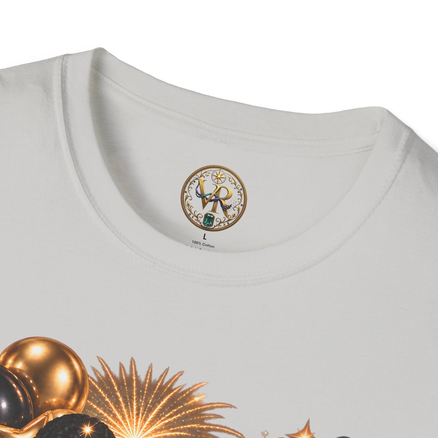 New Year 2027 Celebration Tee - Ice Grey - product view 3 - Ice Grey