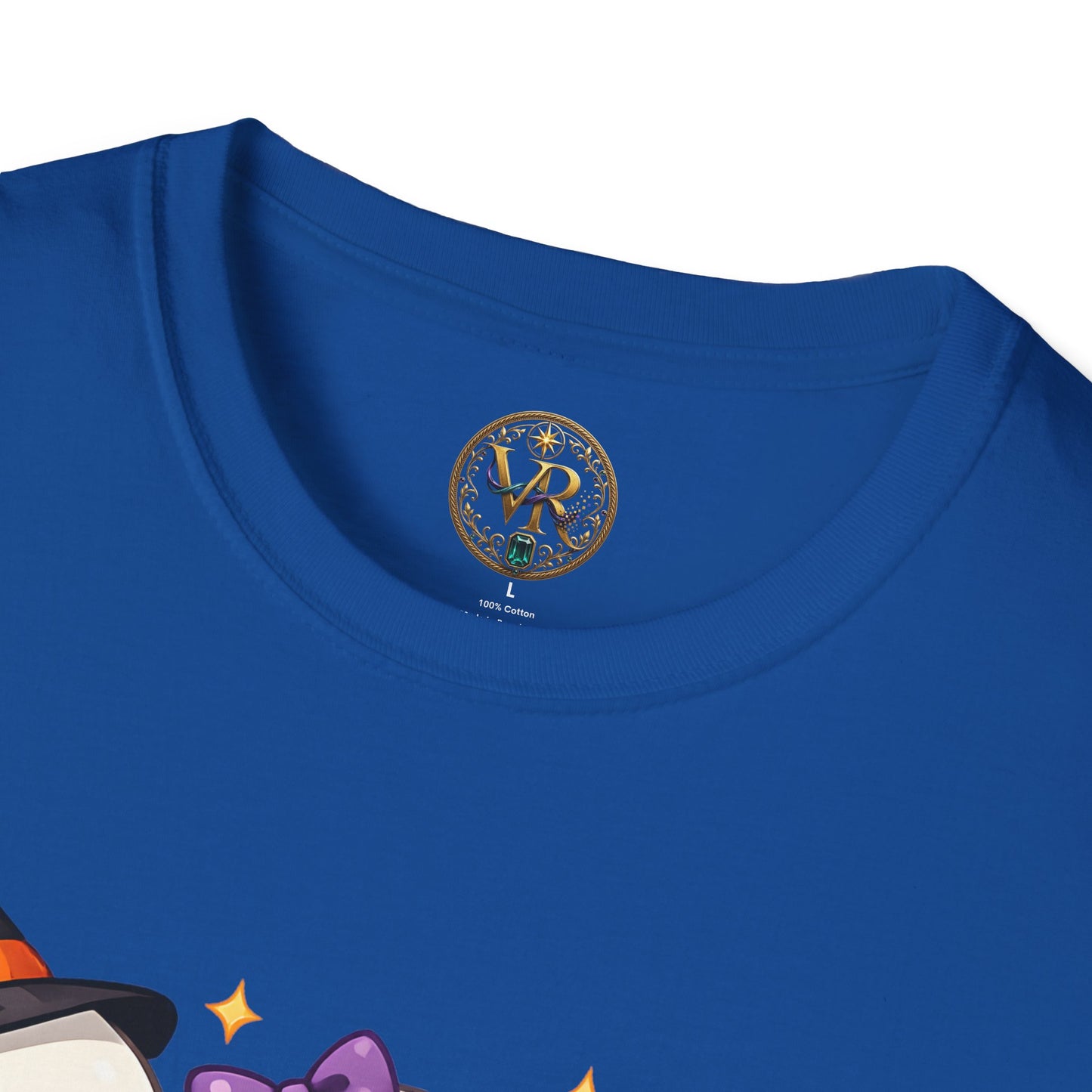 Halloween Ghost Trio Tee - Royal - product view 1 - Royal