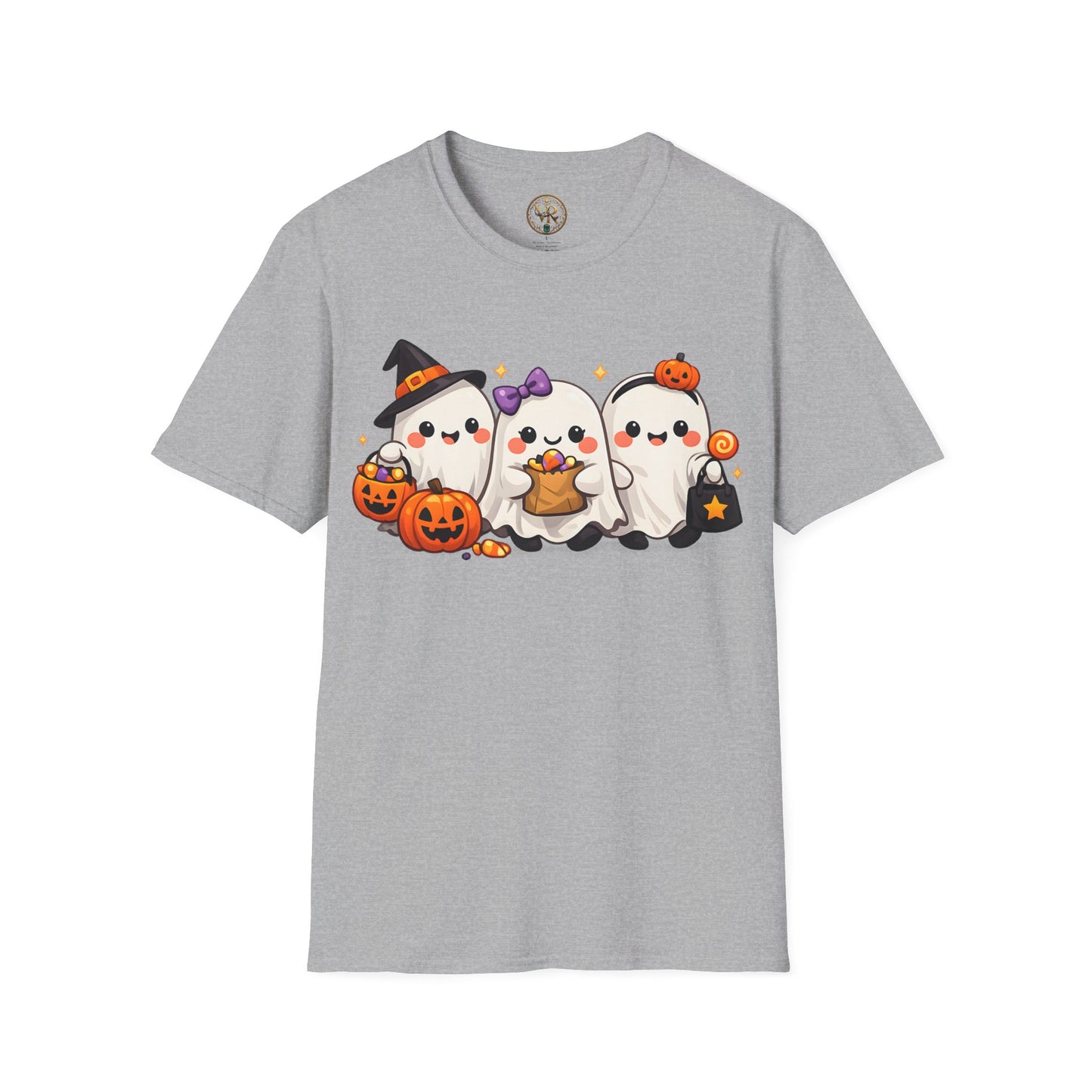 Halloween Ghost Trio Tee - Sapphire - product view 2 - Sapphire