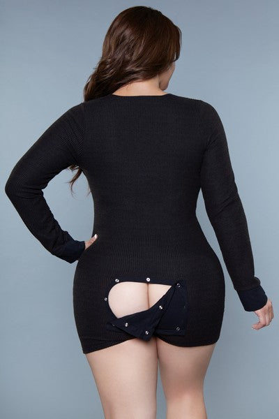Casey Romper - Black - View 4