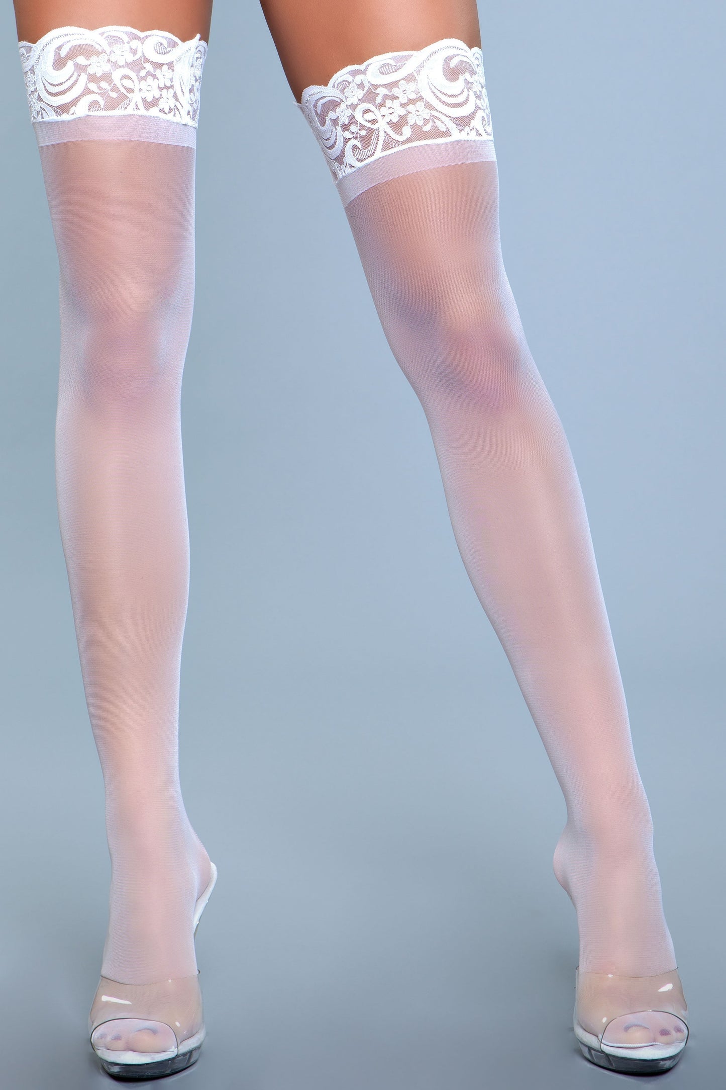 Lace Over It Thigh Highs, front view