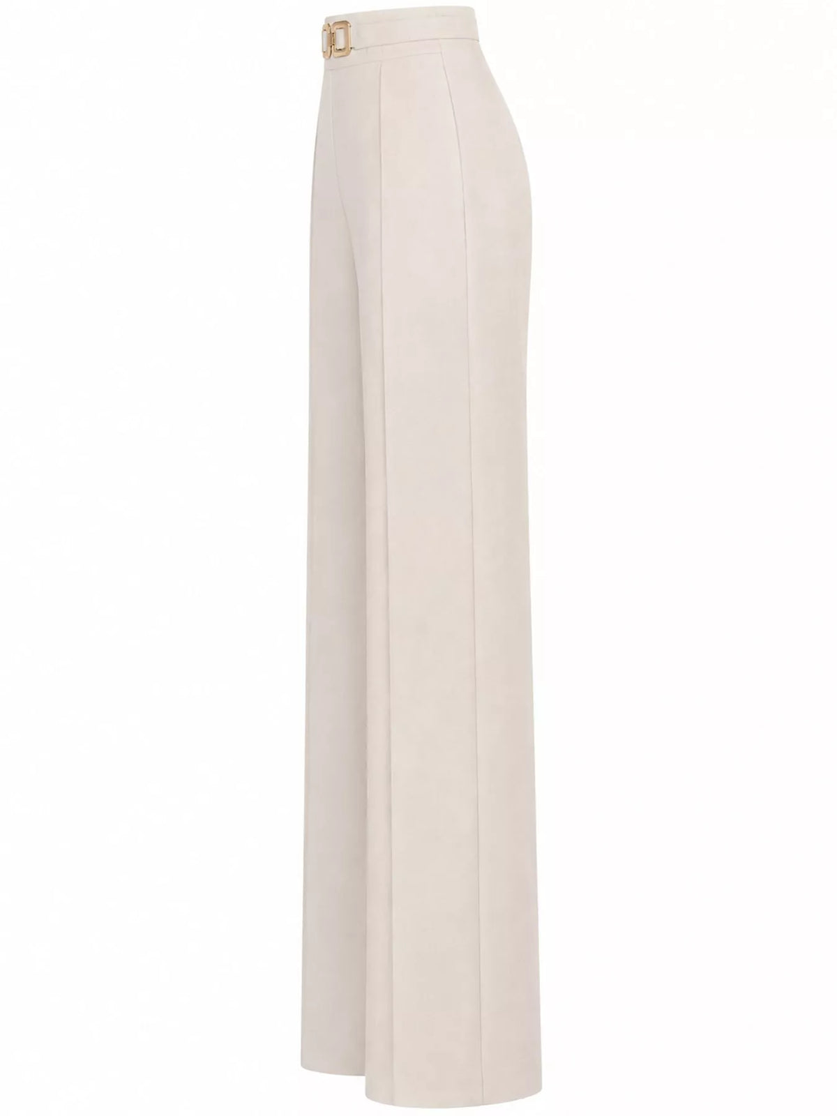 High-Waisted Wide-Leg Pants - Apricot - View 13