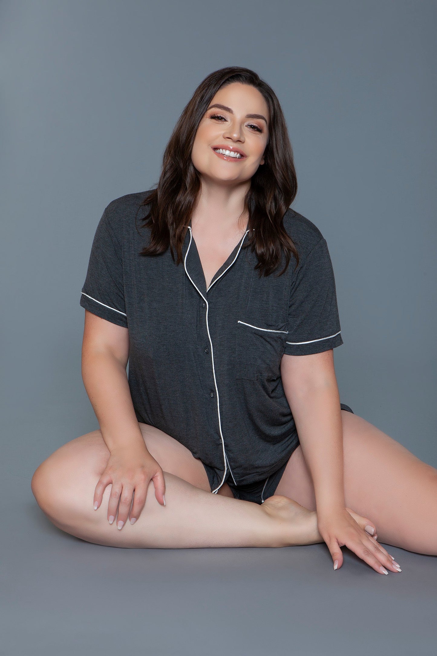 Riley Two Piece PJ Set, side view