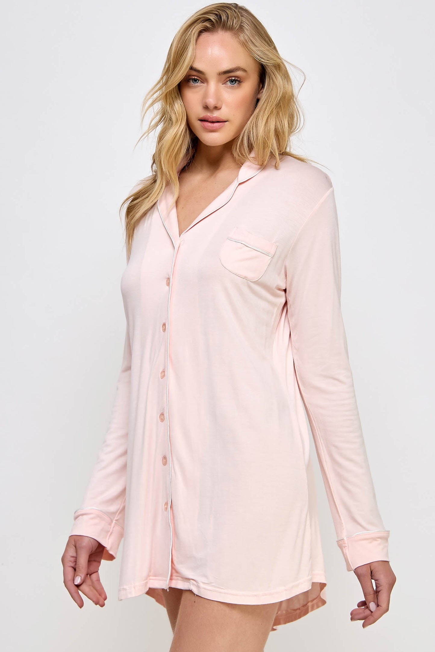Mahina Sleep Shirt, side view