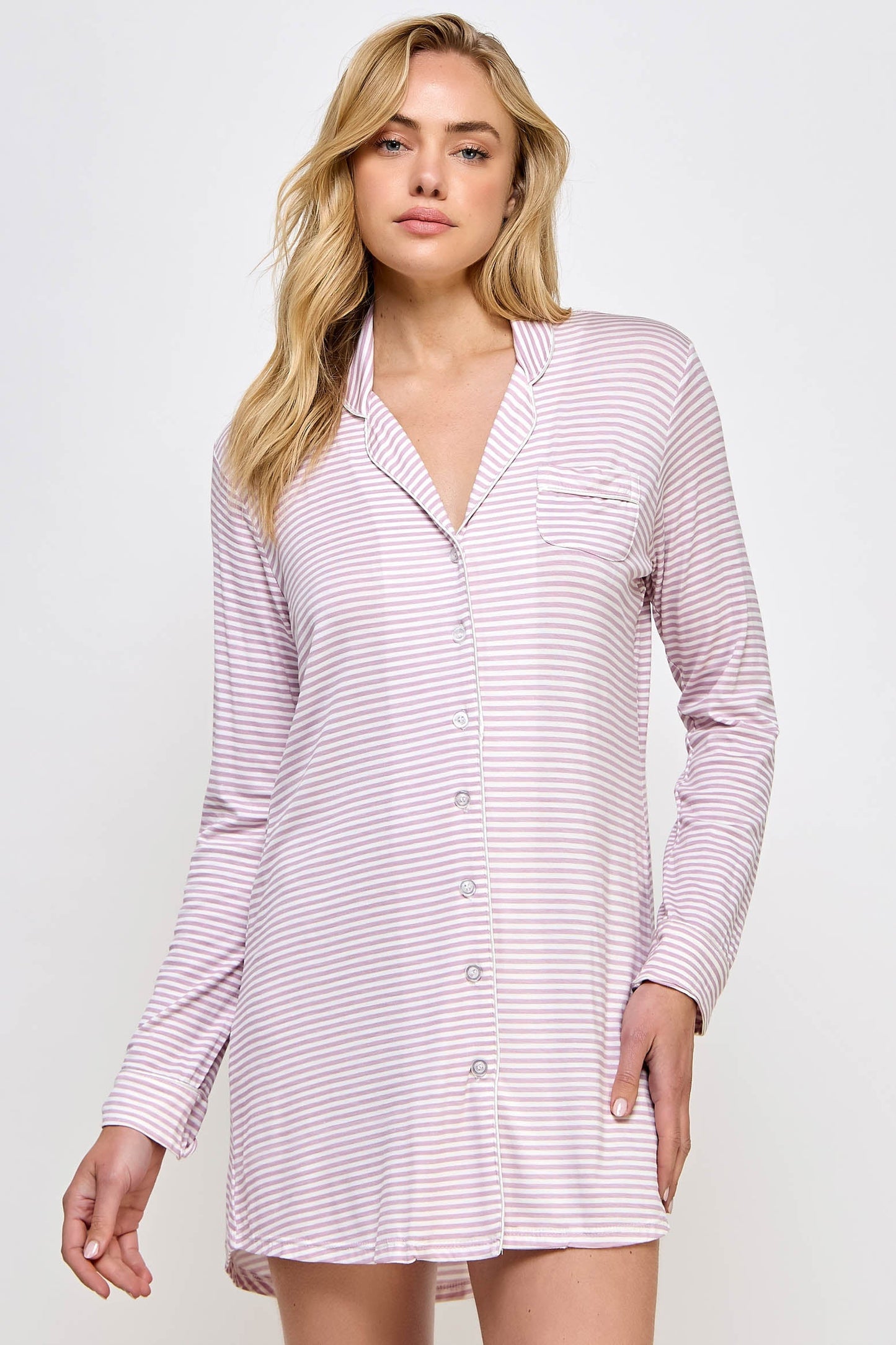 Mahina Sleep Shirt, styled view