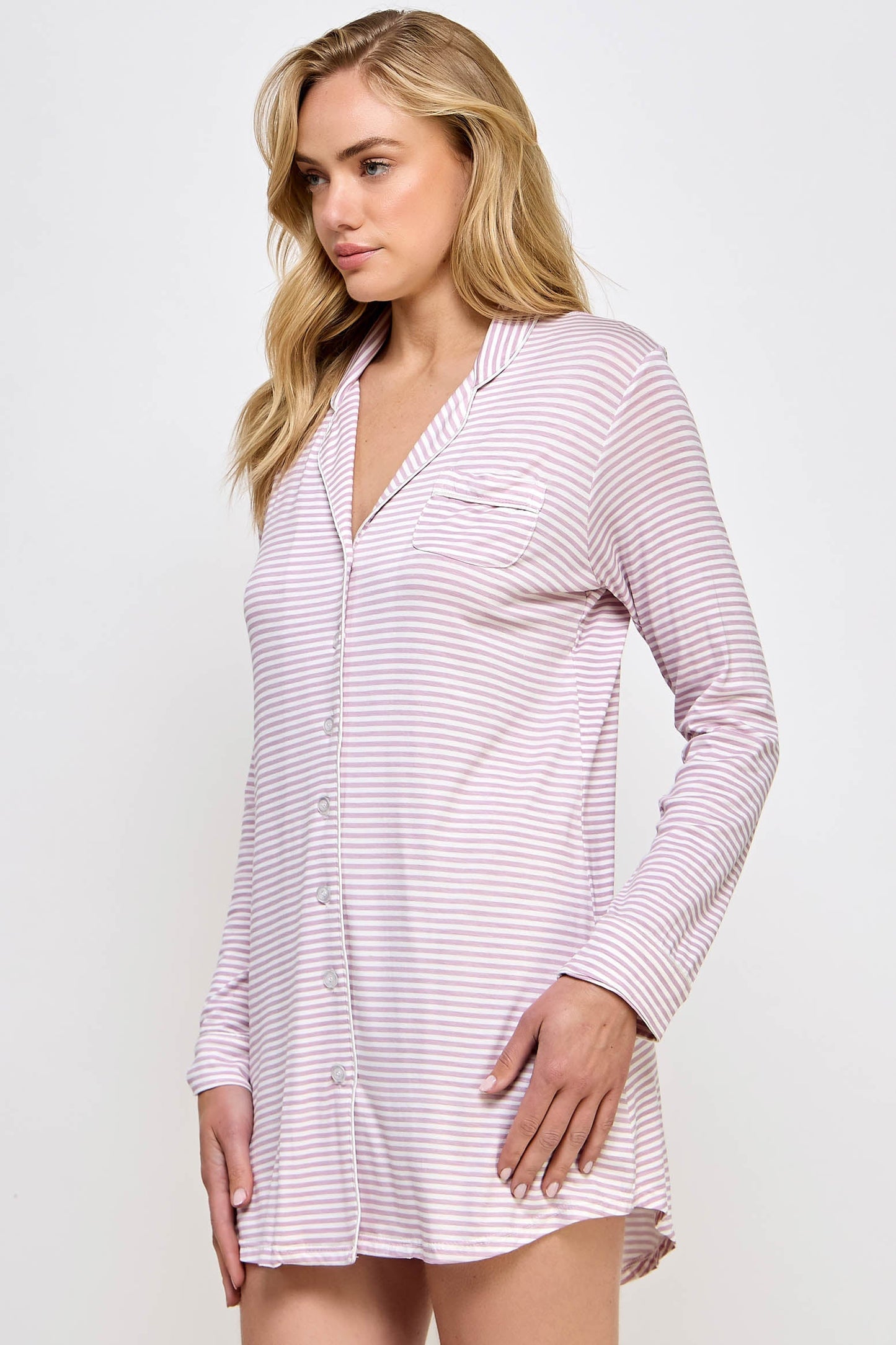 Mahina Sleep Shirt, side view
