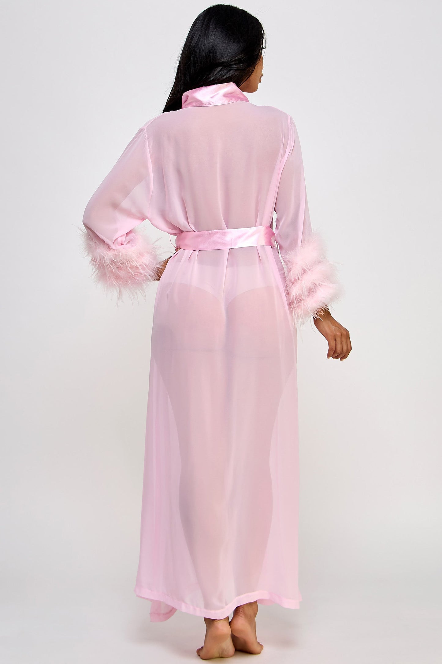 Sahar Robe - Blush Pink - View 1