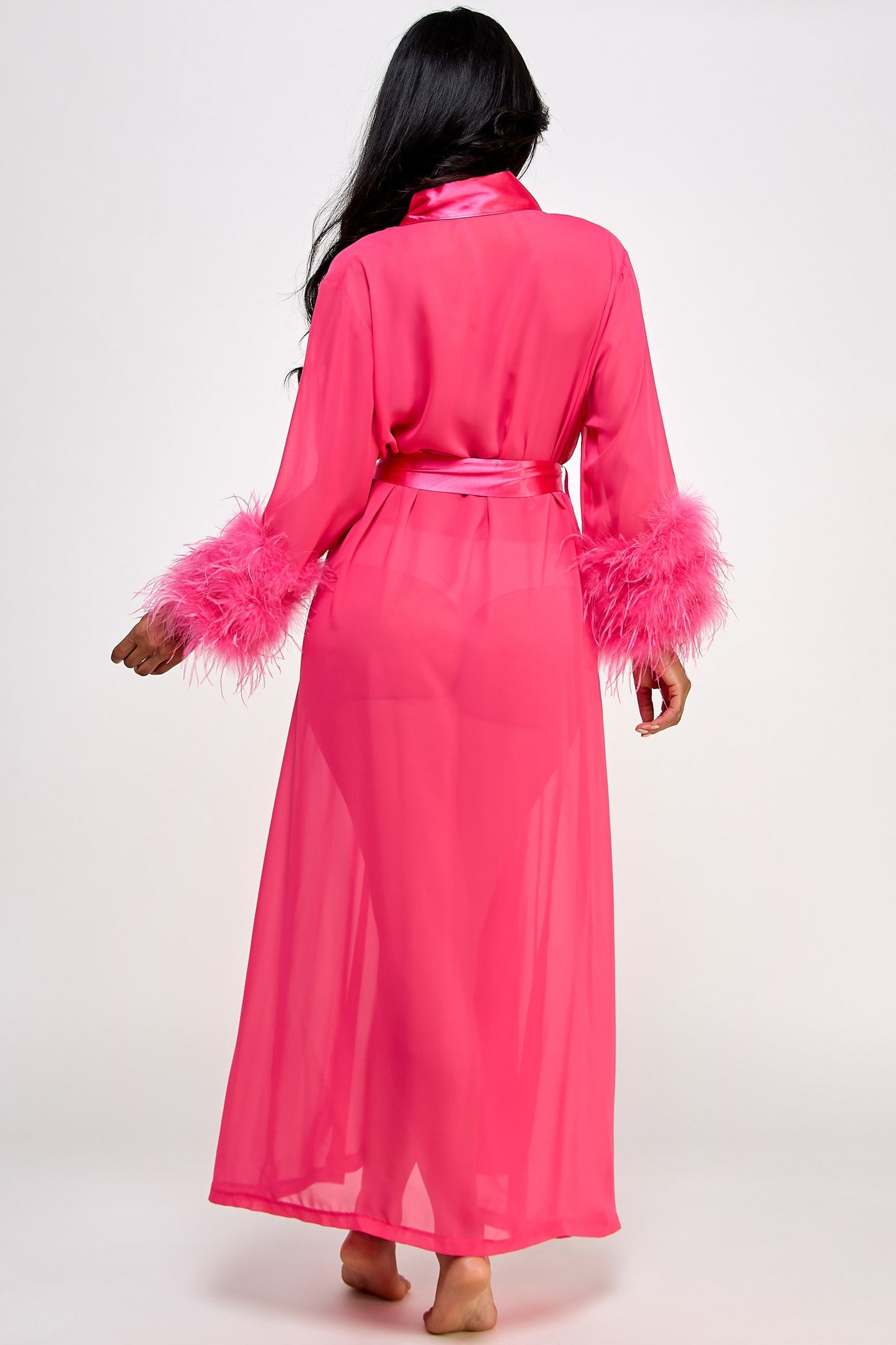 Sahar Robe - Hot Pink - View 1