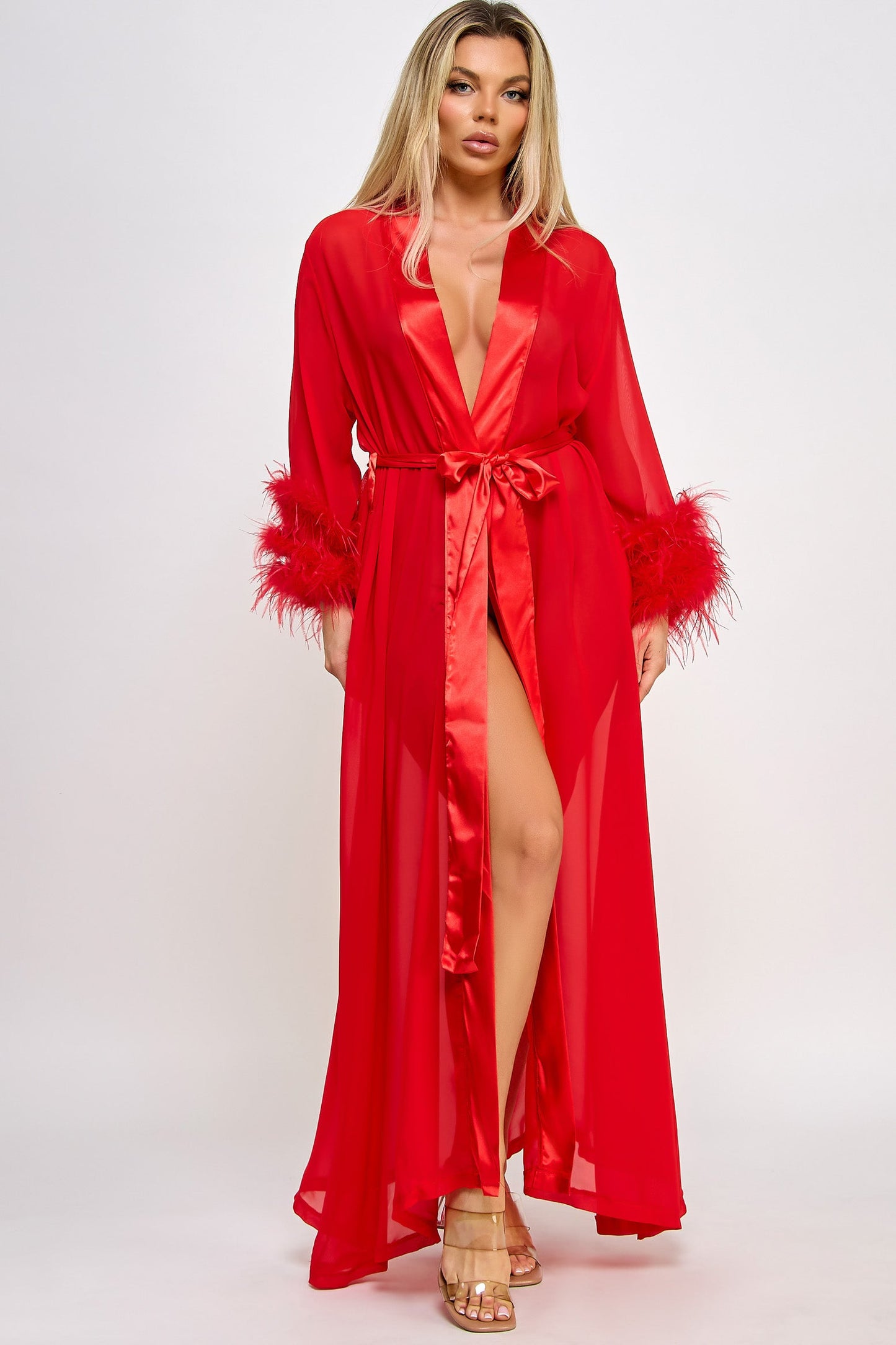 Sahar Robe - Red - View 2
