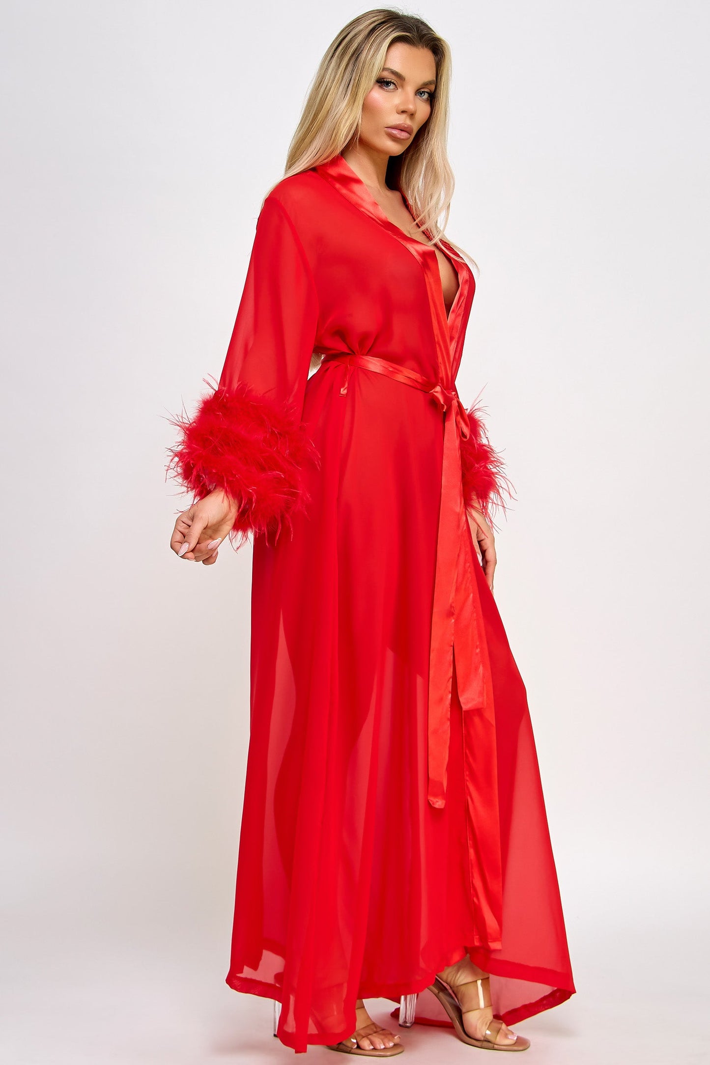 Sahar Robe - Red - View 1