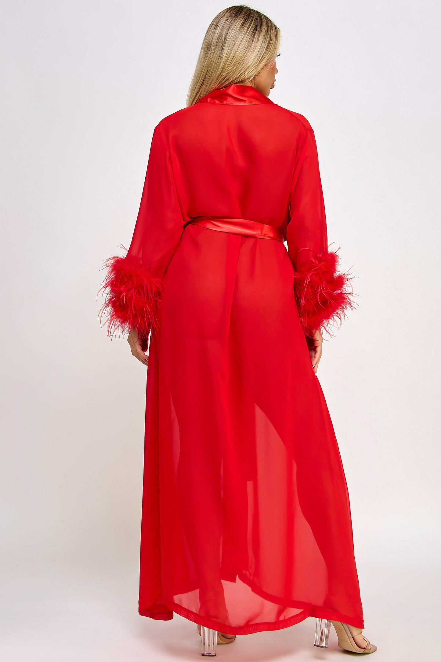 Sahar Robe - Red - View 4