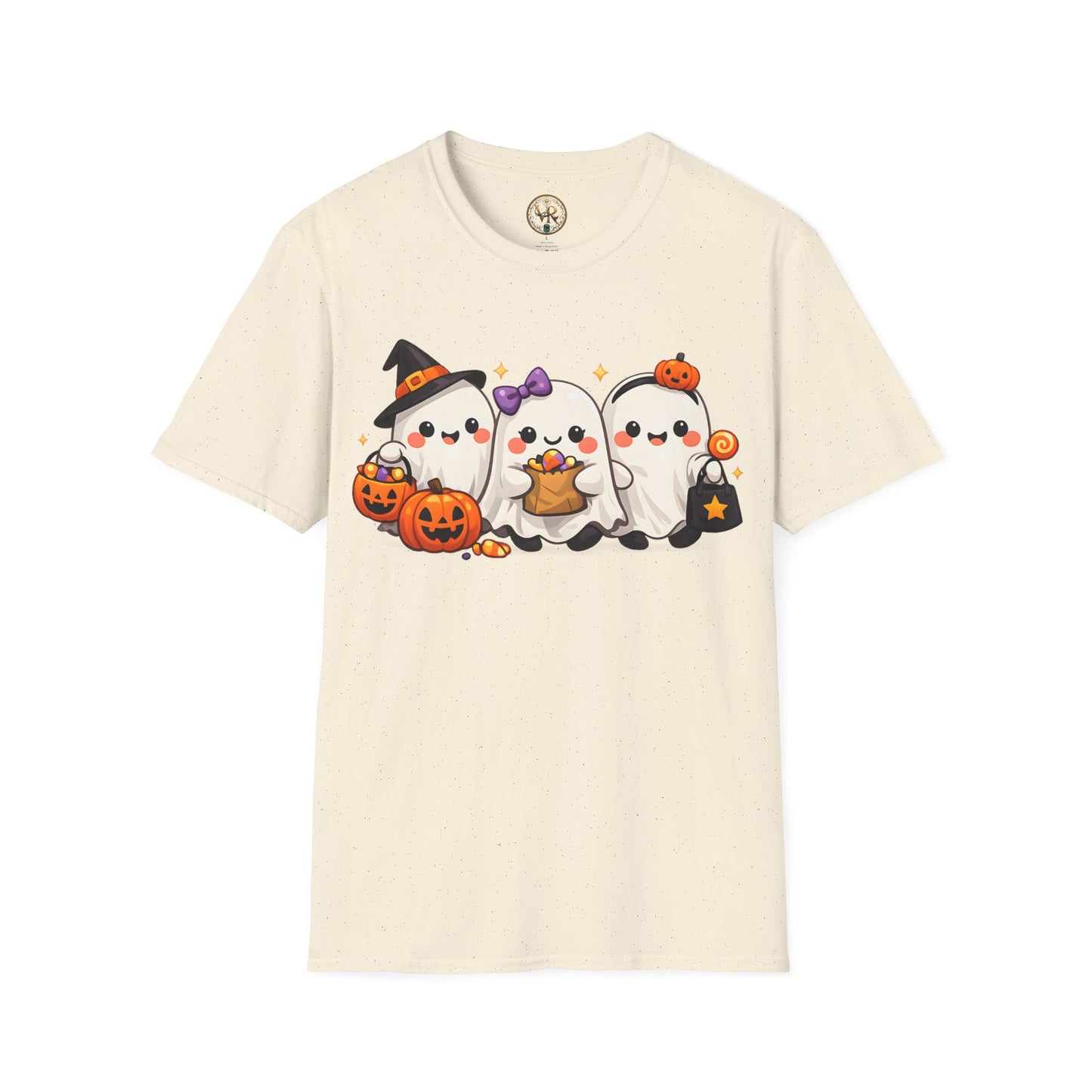 Halloween Ghost Trio Tee - White - product view 3 - White