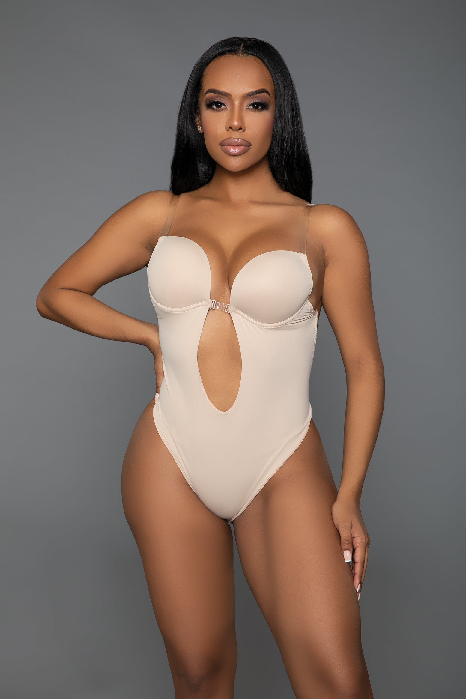 Looking Curvy Bodysuit Shaper, front view