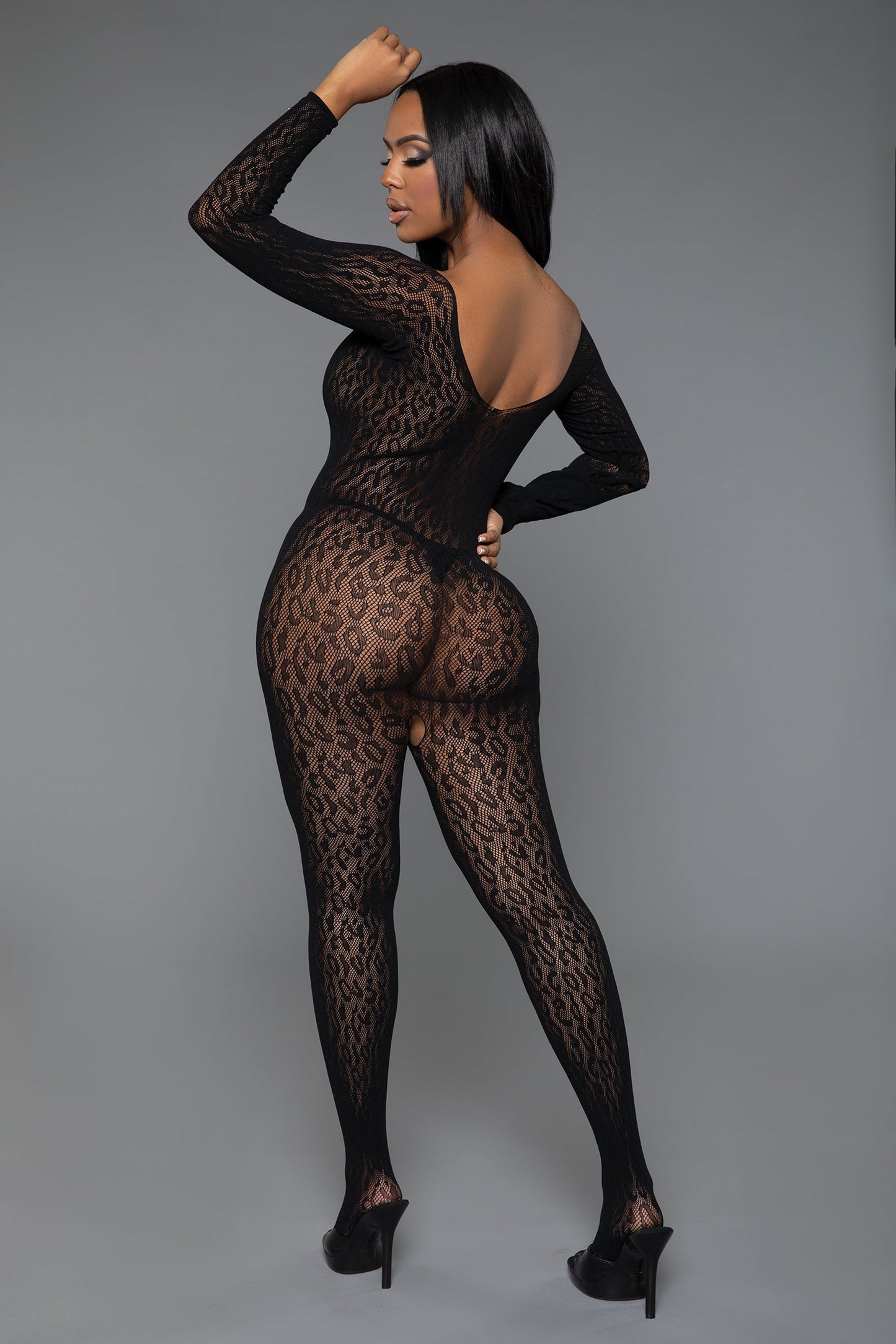 Animal Instinct Bodystocking, back view