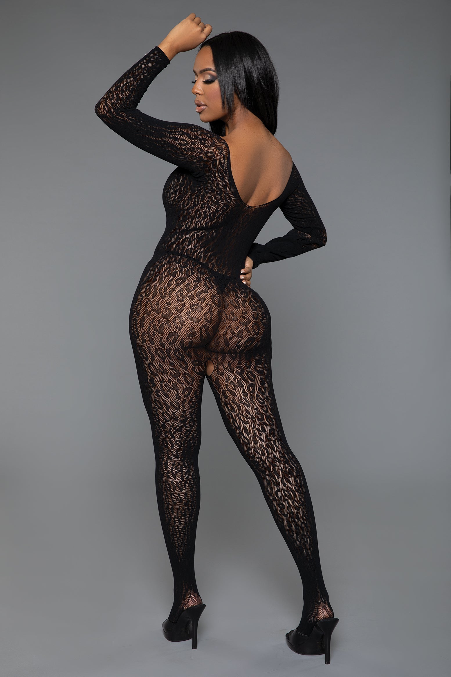 Animal Instinct Bodystocking, back view