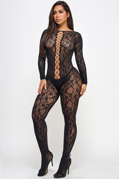 Kiara Bodystocking, back view