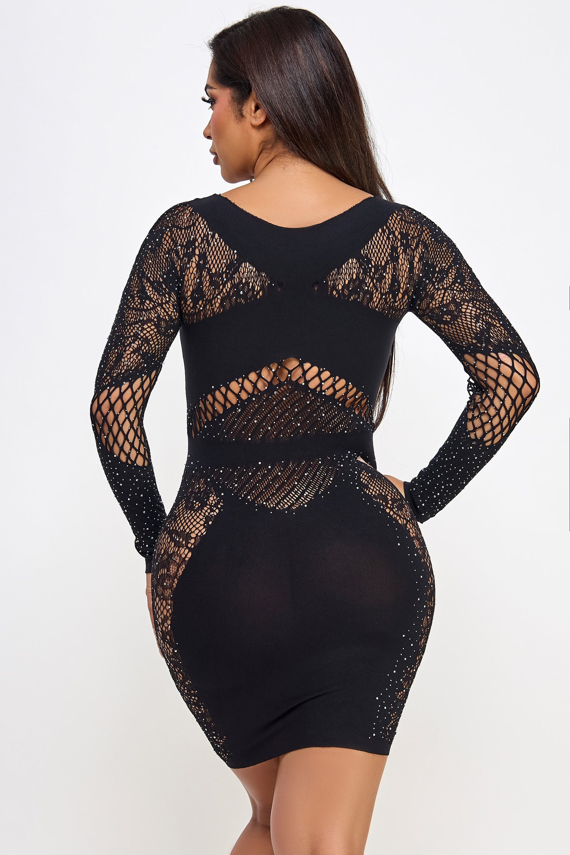 Celeste Mini Dress, full length view
