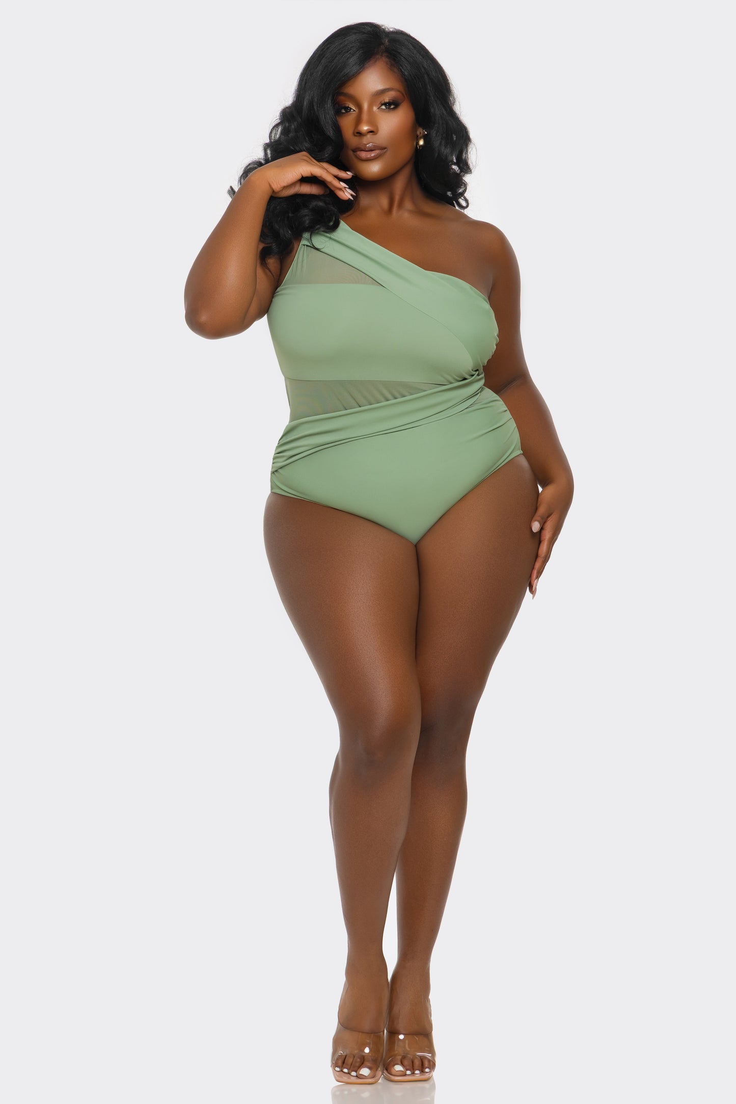 Jaqueline Swimsuit, styled view