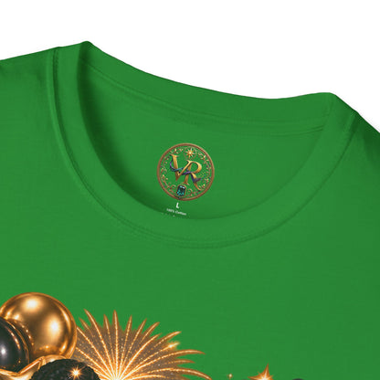 New Year 2027 Celebration Tee - Irish Green - product view 3 - Irish Green