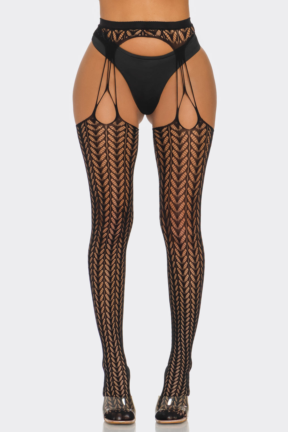 Cheeky Chevron Tights