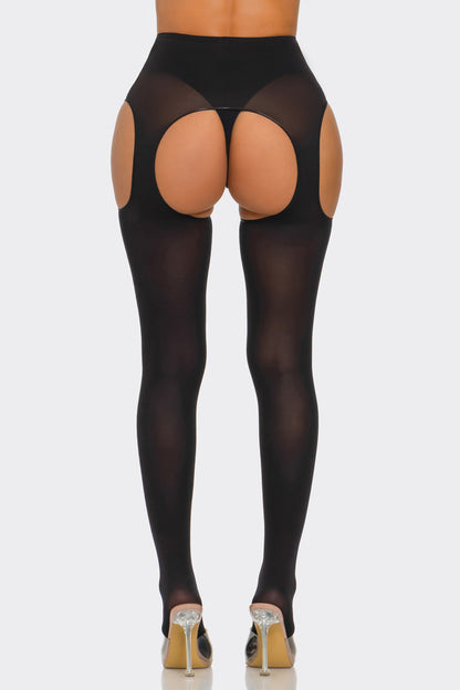 Peekaboo Tights, side view