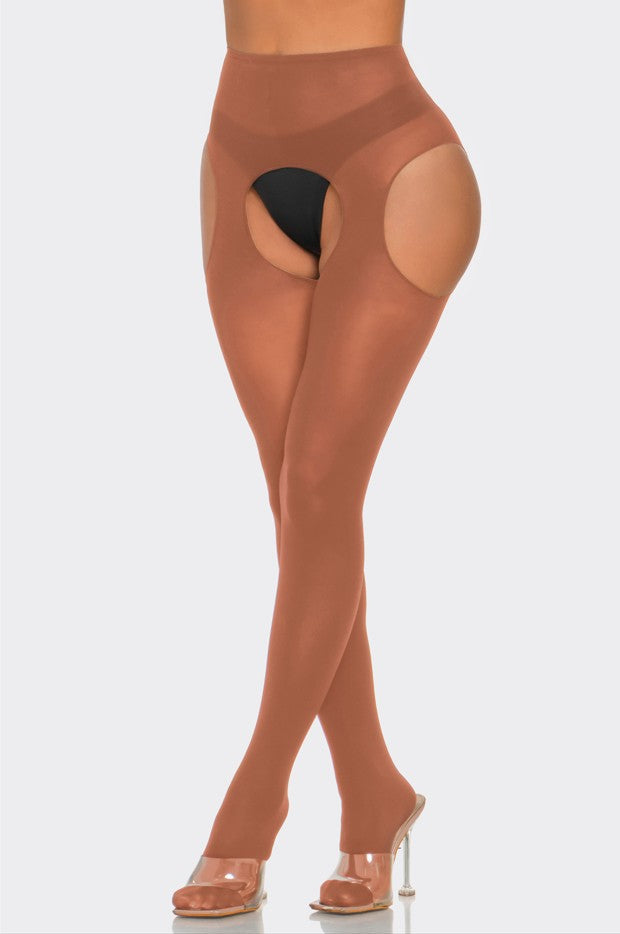 Peekaboo Tights, styled view