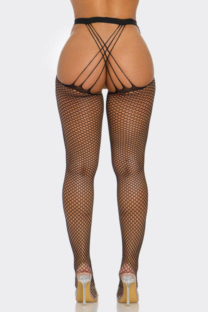 What A Catch Tights, back view