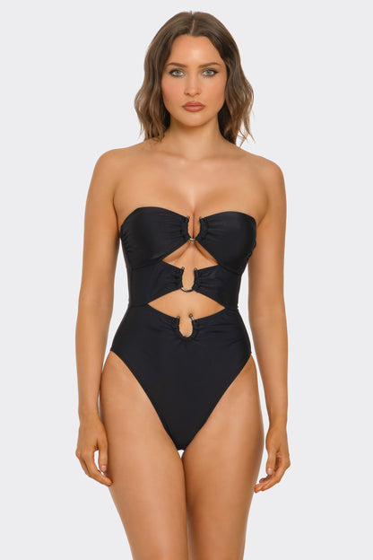 Lydia High Cut Swimsuit, front view