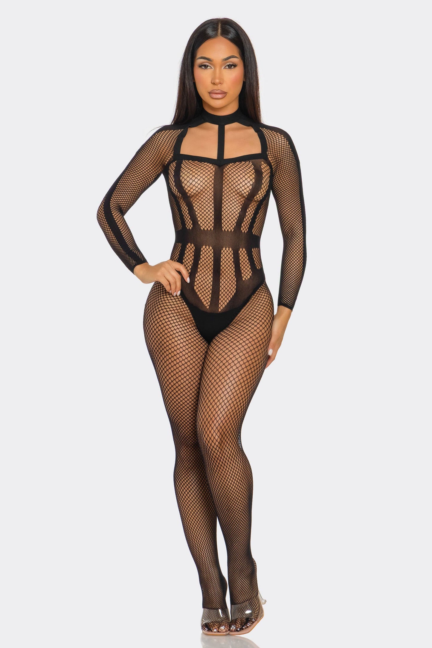 Hold On Tight Bodystocking, side view
