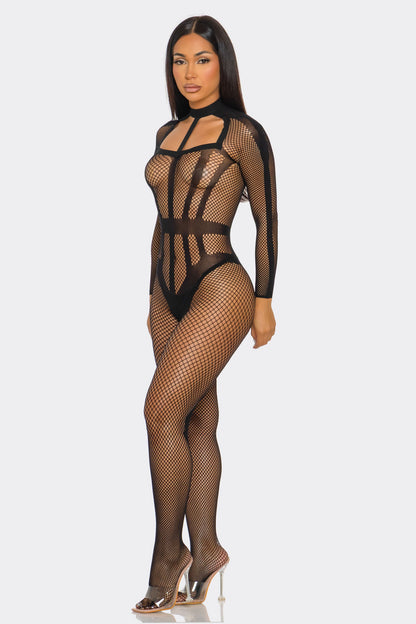 Hold On Tight Bodystocking, front view