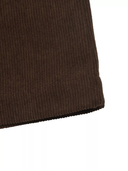 High-Waisted Wide-Leg Pants - Coffee Brown - View 6