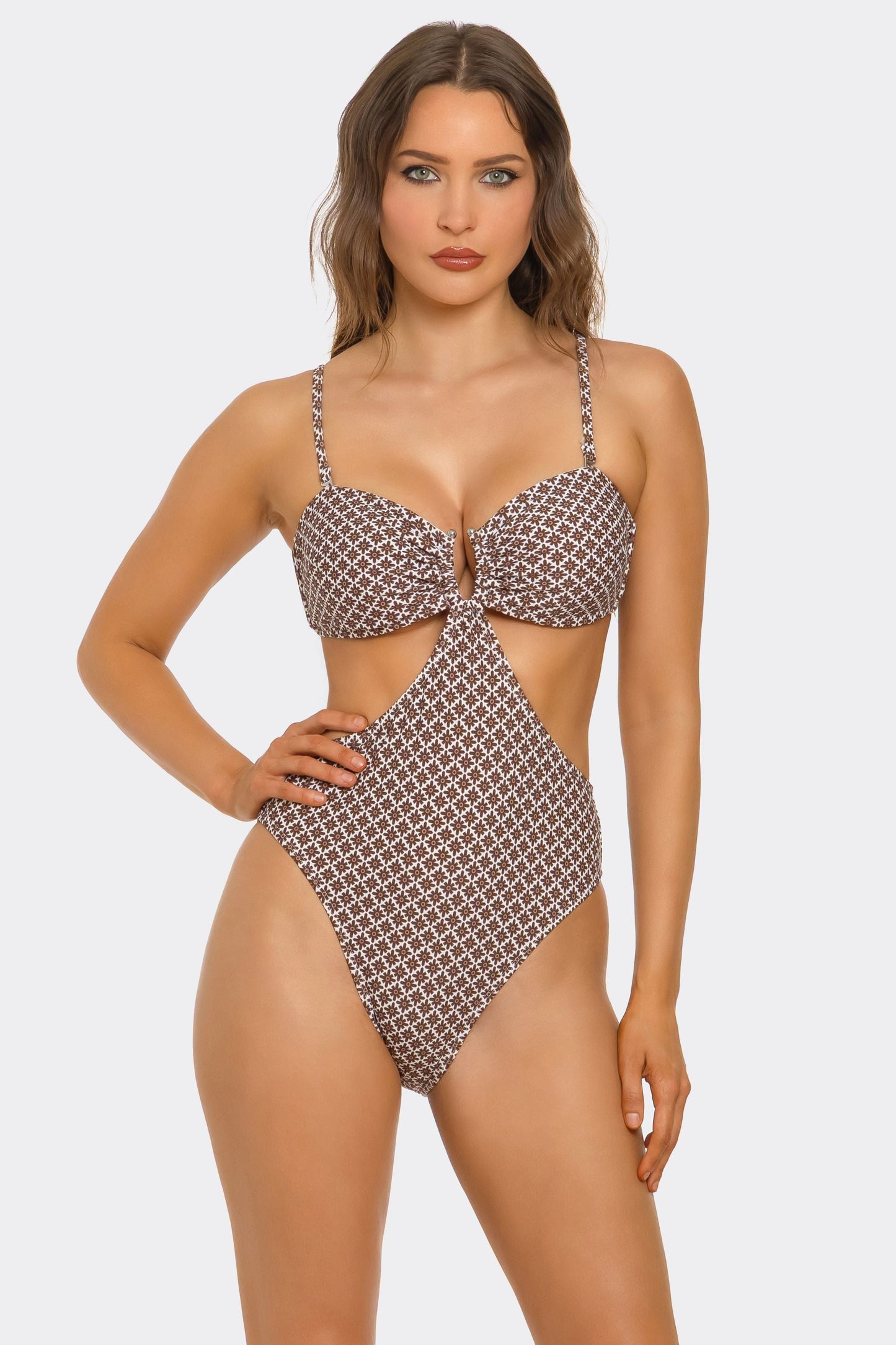 Flora Monokini Swimsuit, side view